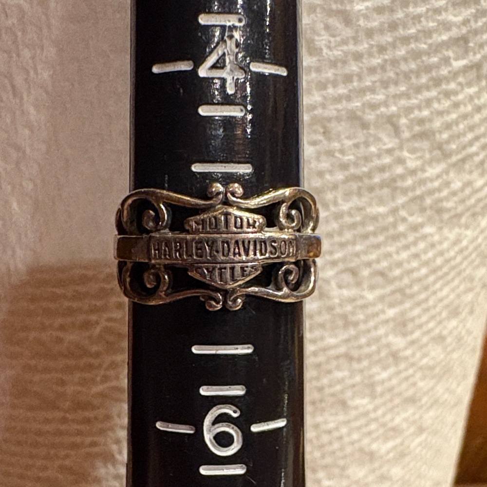 Harley-Davidson Silver Emblem Ring